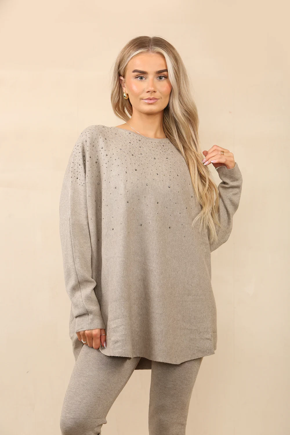 DIAMOND KNITTED LOUNGEWEAR