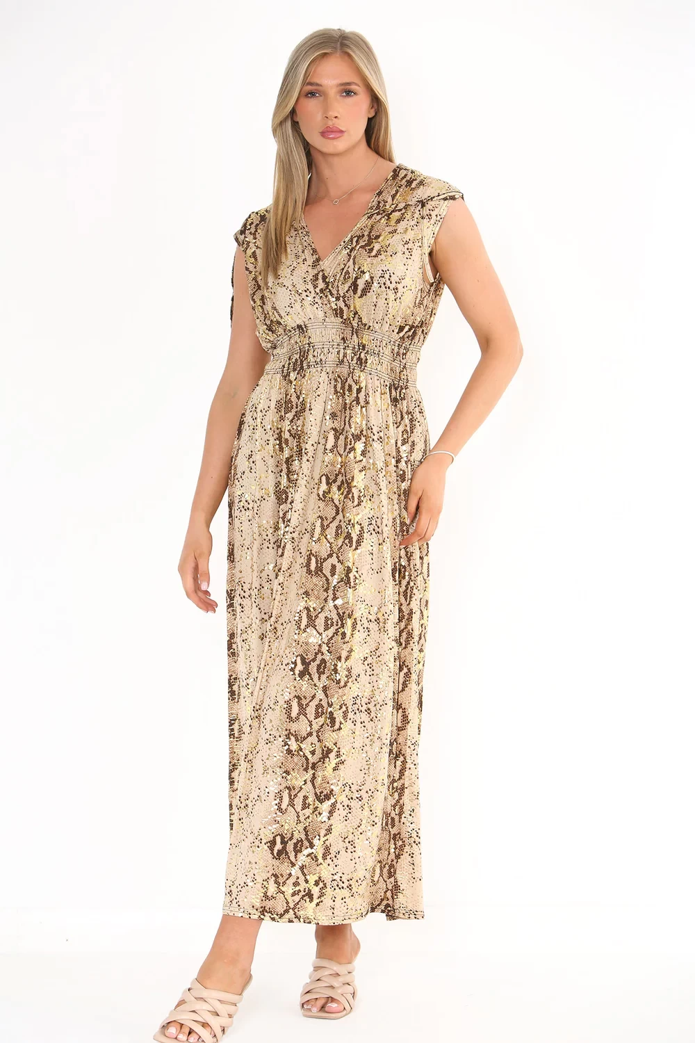 SNAKE PRINT MAXI